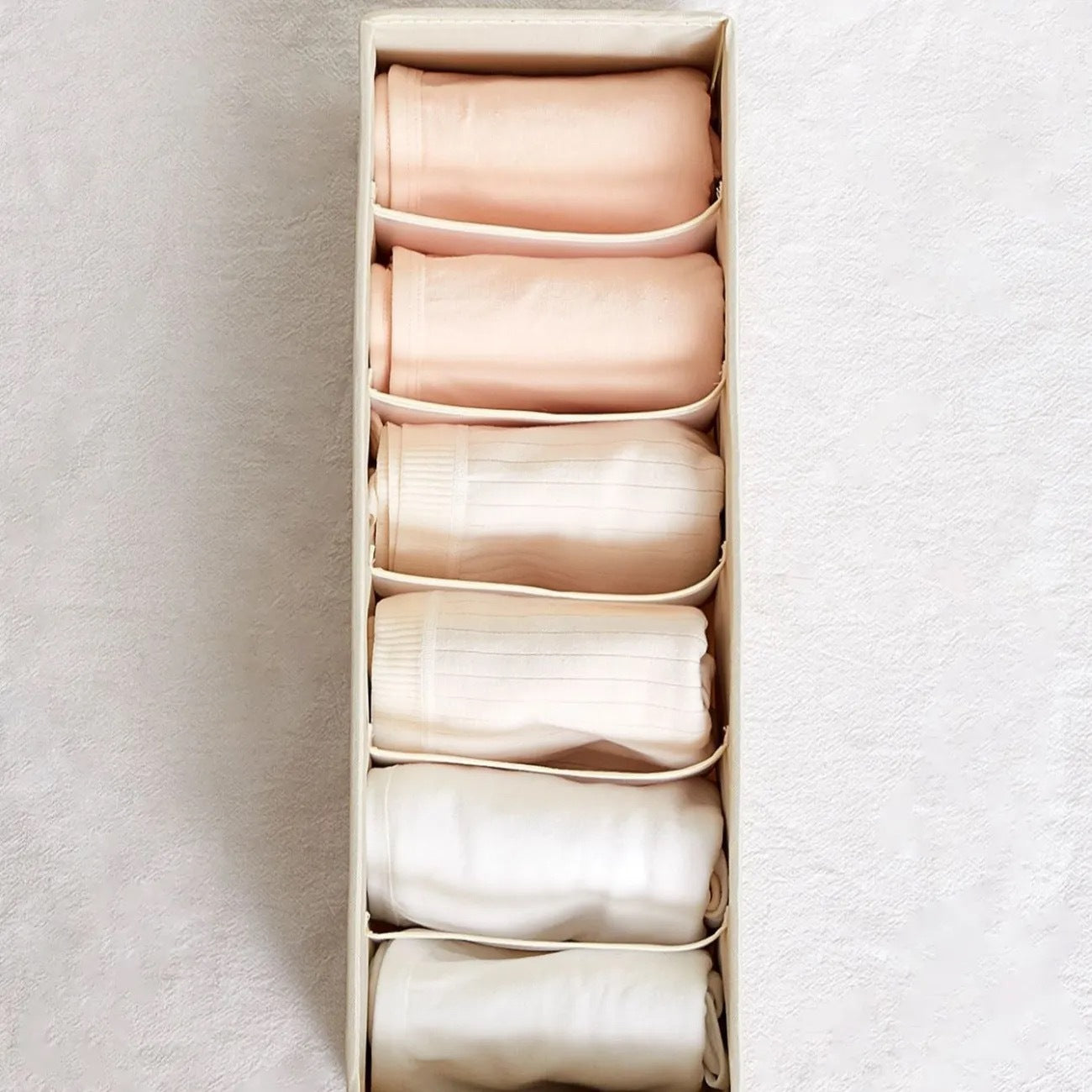 Cationic Storage Household Three-piece Foldable Organizing Box Underwear Panties Socks Clothing Storage Box