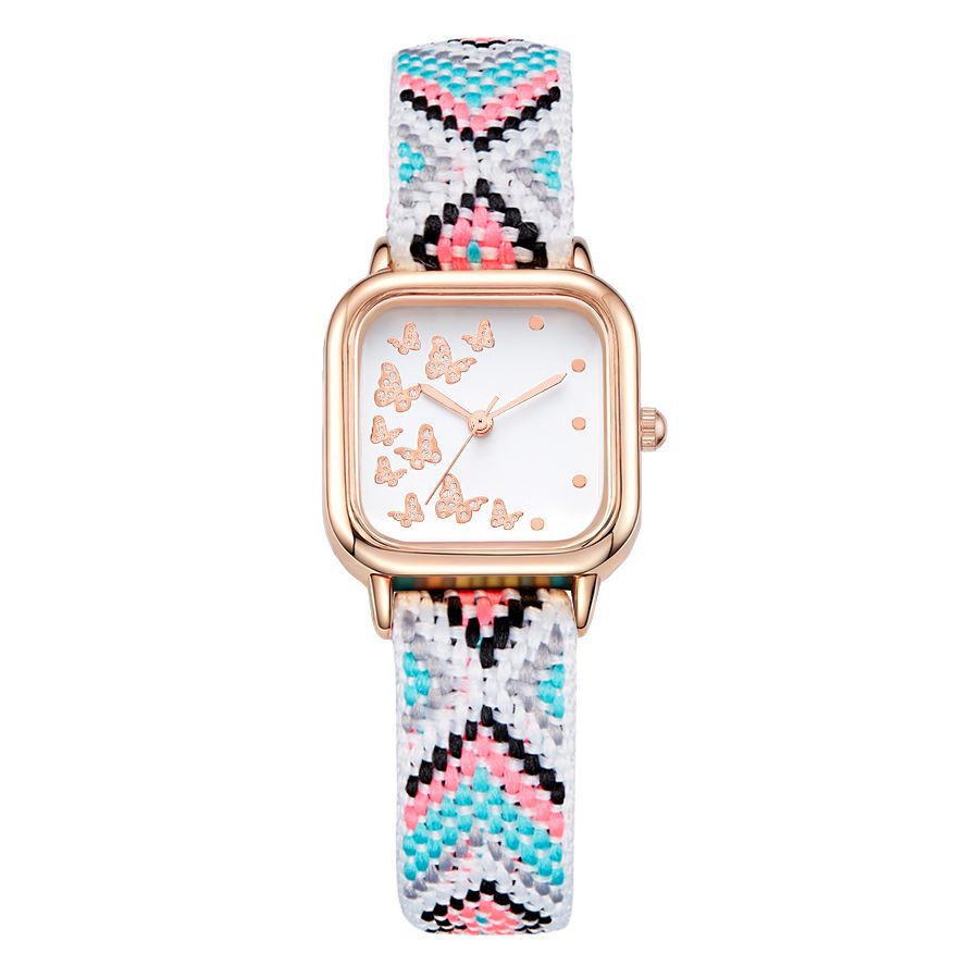 new arrival forest style butterfly women's watch fashionk-style high-looking student women's watch quartz performance goods wholesale