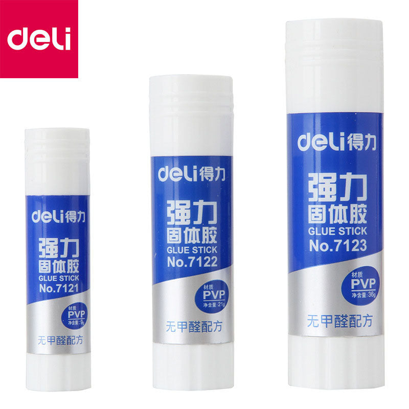 Deli 7121/7122/7123 Solid Glue Handmade Solid Glue Stick High Viscose Children's Glue Stick 36g Student