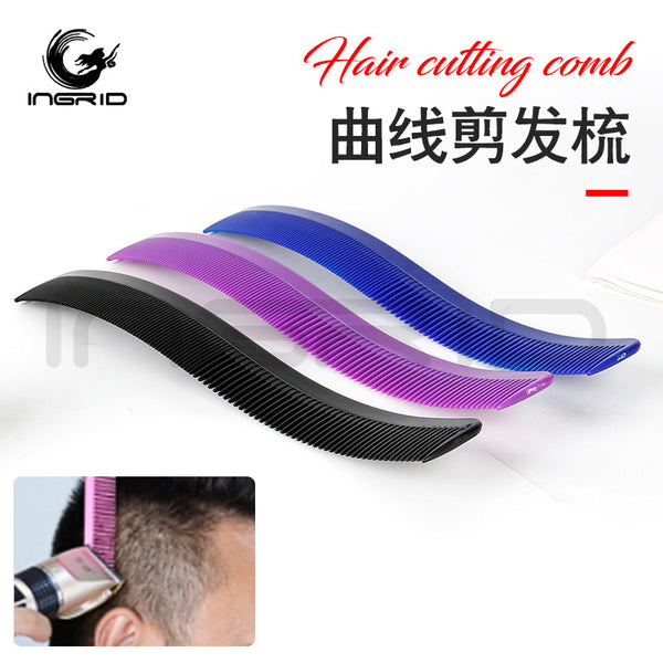 Cross-border new hair comb haircut products flexible comb tooth cutting hair comb anti-static double-sided dual-purpose hair cutting comb