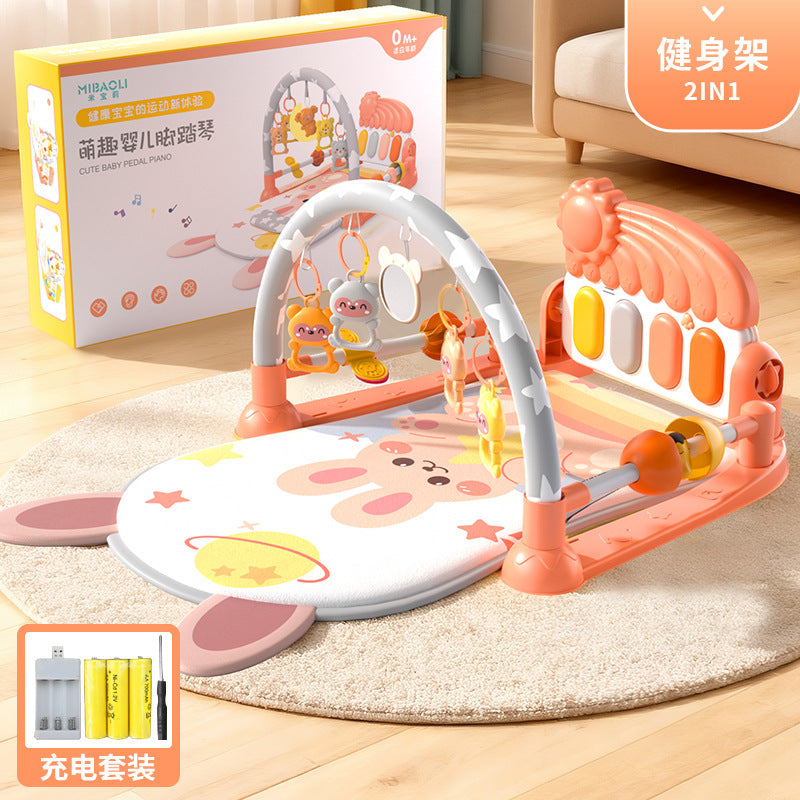 Pedal piano baby fitness stand newborn toddler 0-1 years old early education educational toys baby meeting gift