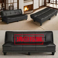 Cat scratch leather fabric sofa dual-purpose sofa small apartment living room casual apartment double foldable sofa bed factory