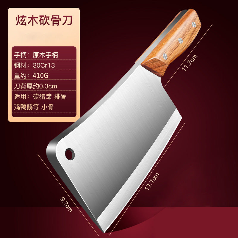 Bearing steel old-fashioned hand-forged for home slicing and chopping knife commercial chopping knife barbecue stall yangjiang kitchen knife