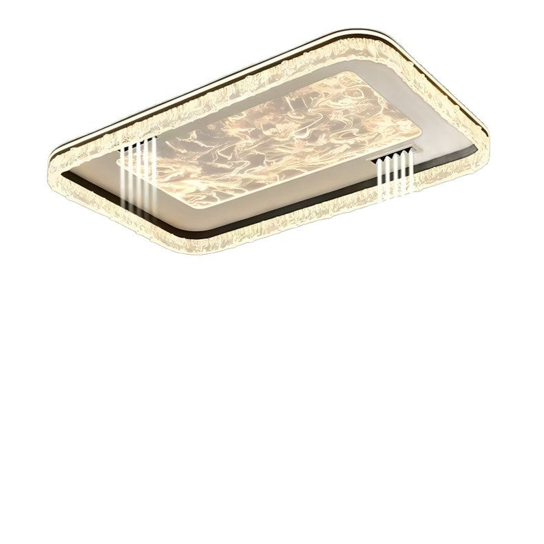 Zhongshan lamps Italian minimalist light luxury living room main lamp simple modern atmosphere rectangular living room ceiling lamp