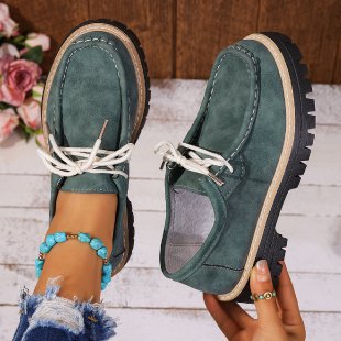 spring new arrival: plus-size casual chunky sole loafers for women, sizes 36-43. available for wholesale, , and  dropshipping