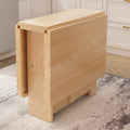 Foldable dining table - compact, modern, and versatile rectangular table for small spaces - portable dining table