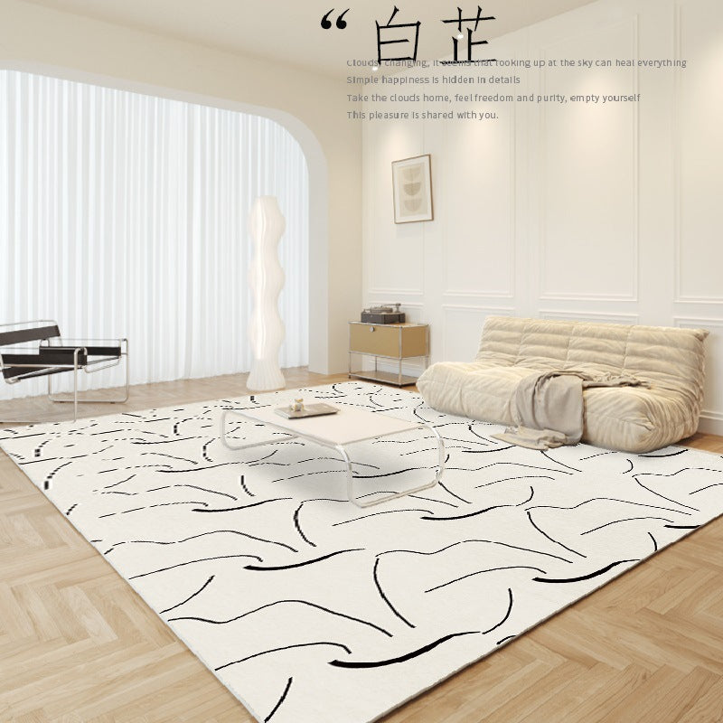 Sofa rug, light luxury, high-end living room bedside rug, bedroom anti-fall ins coffee table rug, simple modern household floor mat