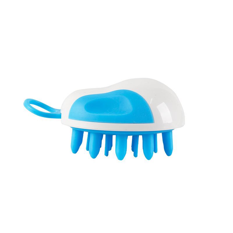 Clean Shampoo Brush Hair Salon Massage Scalp Home Bath Portable Soft Silicone Shampoo Brush