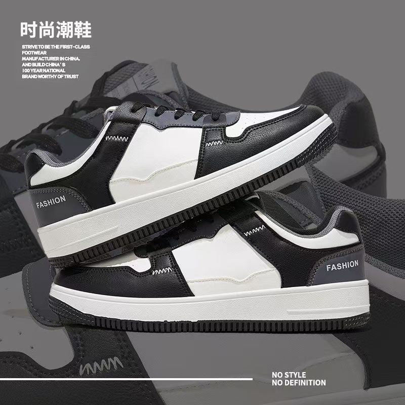 2026 new spring hot-selling men's shoes: stylish and versatile skate shoes, thick-soled, wear-resistant casual sneakers, trendy student shoes for men