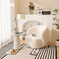 new living room single sofa - minimalist style for home, bedroom, balcony, and reception areas - creative lazy sofa for beauty salons
