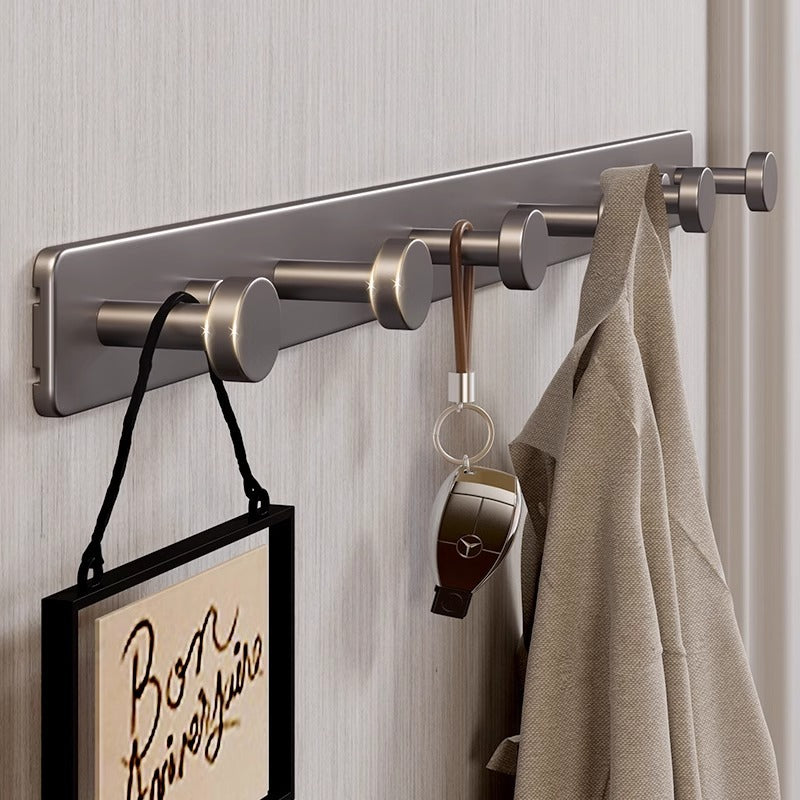 No punching clothes hook wall-mounted entrance door back coat wall entrance entrance clothes row hook clothes hanger hook