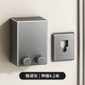 Balcony invisible clothesline gun gray clothes drying artifact rope indoor punch-free bathroom telescopic wire rope