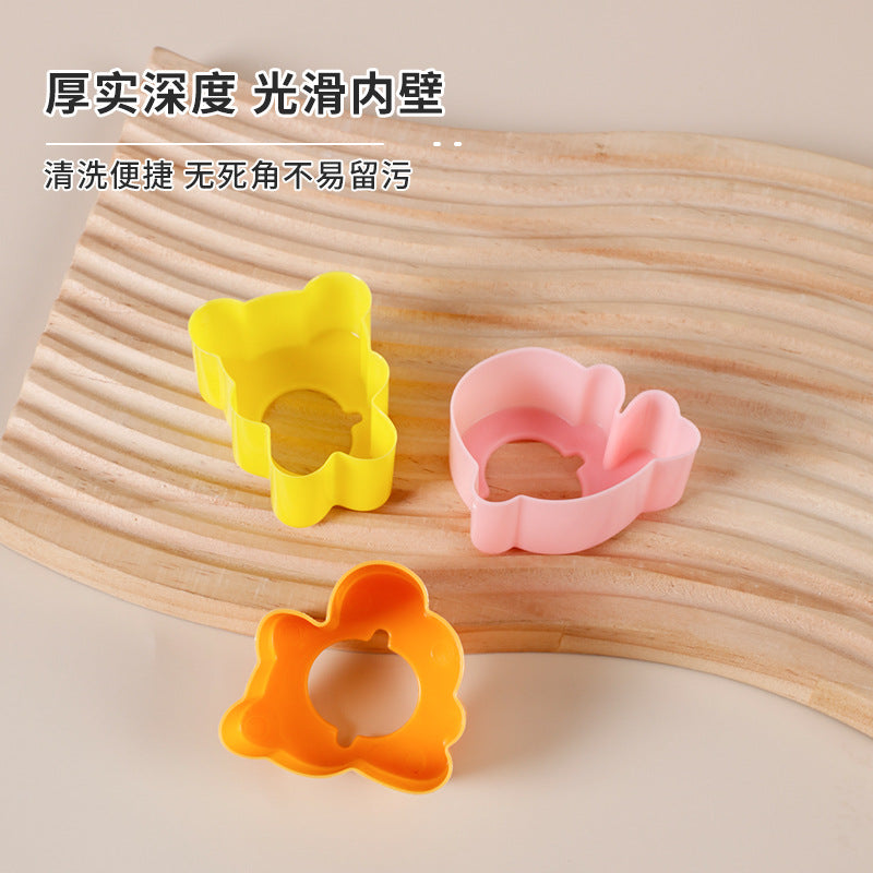 hot selling cute animal cookie cutter set - dolphin, bear, mini sandwich baking mold wholesale