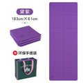 tpe folding yoga mat, 4mm thin portable outdoor eco-friendly odorless balance mat for sports and fitness
