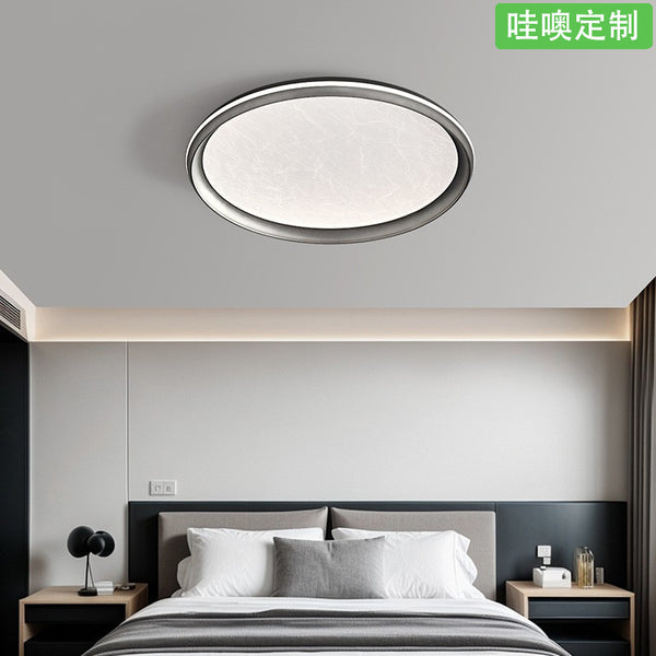 [Wow] Ceiling light modern light luxury high-end sense round ultra-thin intelligent LED Italian minimalist eye protection room
