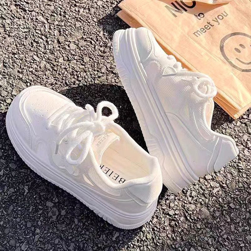 Girls' white sneakers - summer  new collection: kids' breathable mesh athletic shoes, lightweight canvas sneakers for girls and students
