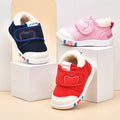 Toddler shoes for baby boys and girls, cotton shoes for 0-1-3 years old, infant and toddler soft-soled non-slip plush-lined thickened shoes for autumn and winter