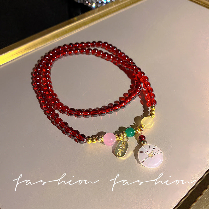 Korean ins style pearl zircon titanium steel necklace for women easiest for matchniche styleclassy sense clavicle chain fairy jewelry wholesale