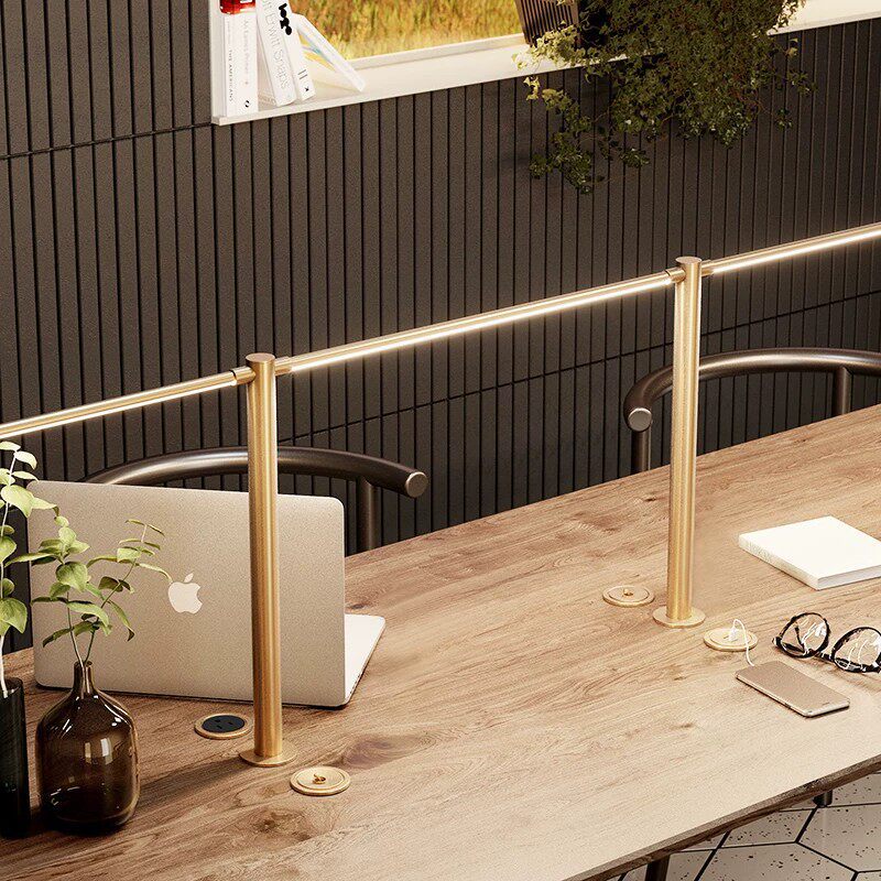 Library reading lamp rectangular office desk study desk reading desk long strip supports desk lamp