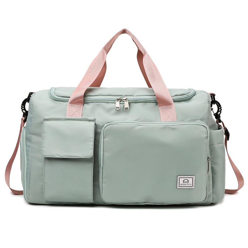 New portable swimming bag dry and wet separation waterproof large capacity fitness bag travel bag oblique span luggage bag wholesale