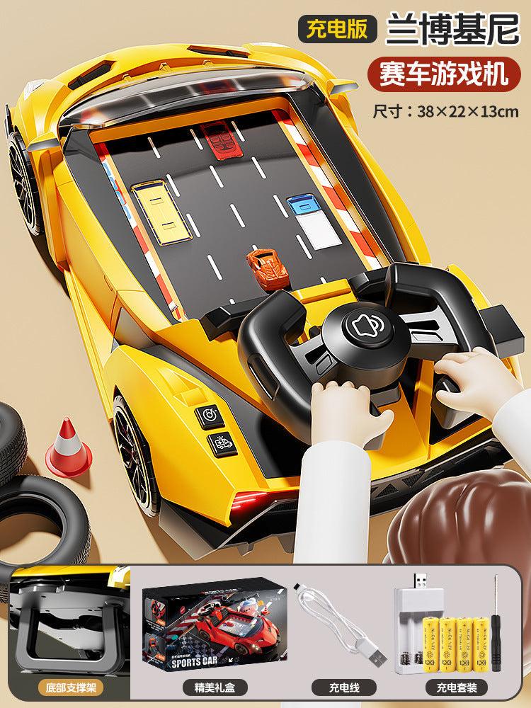 Kids Racing Adventure Obstacle Avoidance Game Console Toy Puzzle Boy 3 Years Old 6 Car Simulator