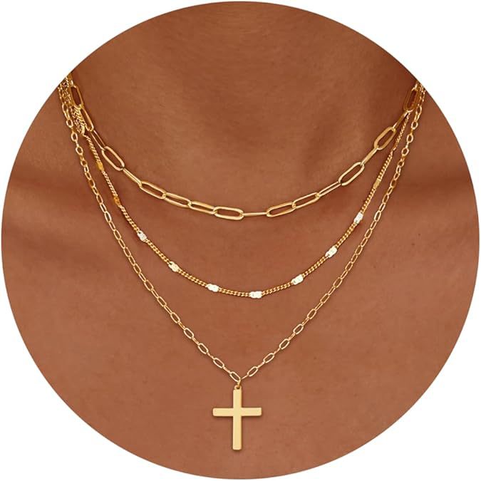 new arrivalfashioncasual stackable exquisite 14k gold-plated fashionbows paper clip pendant necklace