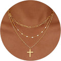 new arrivalfashioncasual stackable exquisite 14k gold-plated fashionbows paper clip pendant necklace