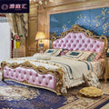 European style king size bed, double bed, gold bed, trendy bed, wedding bed, princess bed, single bed, master bedroom home use