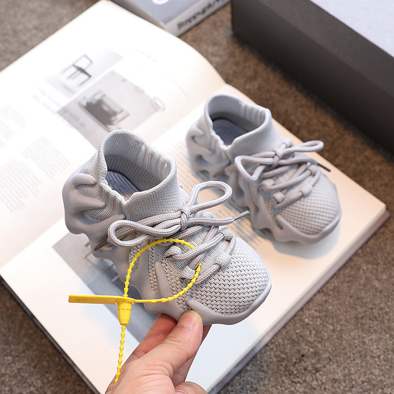 Kids octopus kids shoes breathable spring & fall new arrival small steamed buns volcanic coconut shoes sneakers boys and girls running shoes