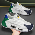 Men's shoes 2025 new winter mesh versatile breathable athletic casual white sneakers height increasing running dad shoes