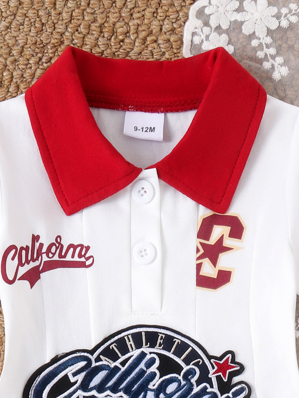 Kids clothing cross-border exportfall and winternew arrival kids red collar whitedress baby children's clothing