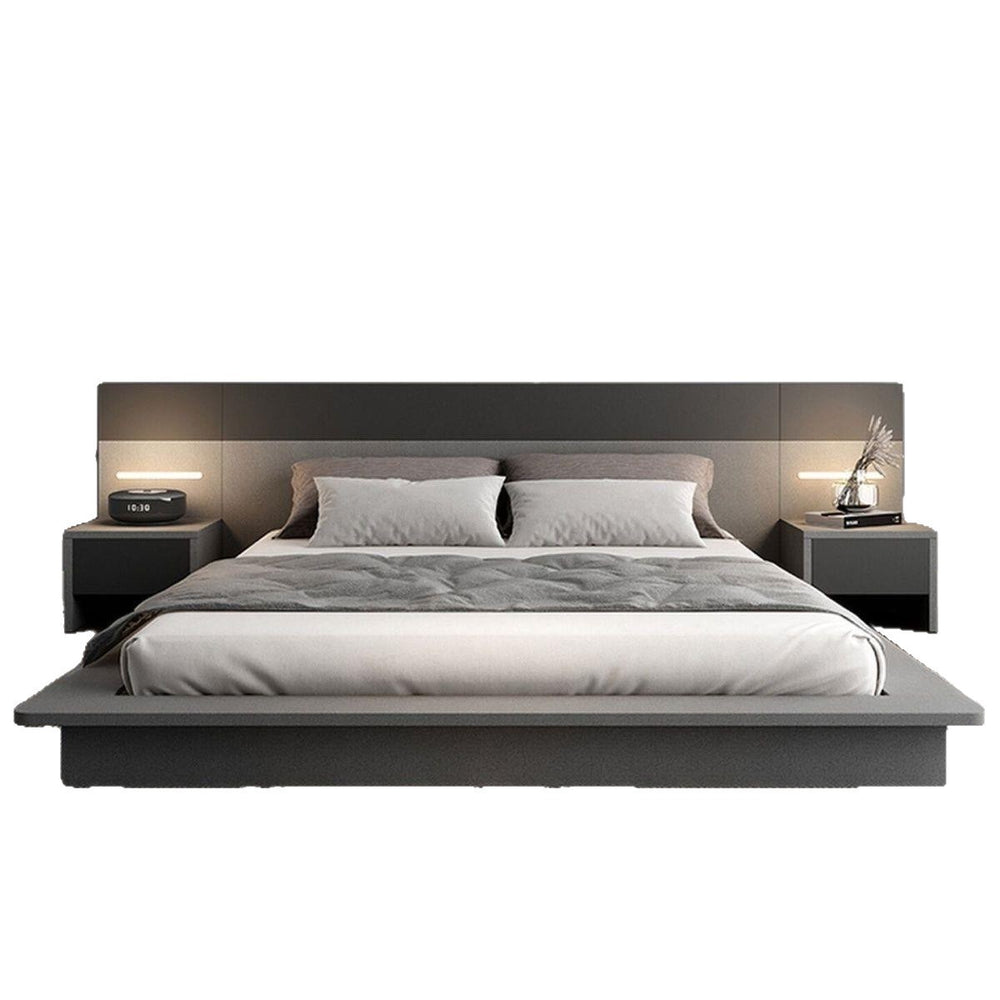 Japanese tatami bed modern casualdouble 1.5m high box storage master bedroom bed platform bed floor-standing low bed