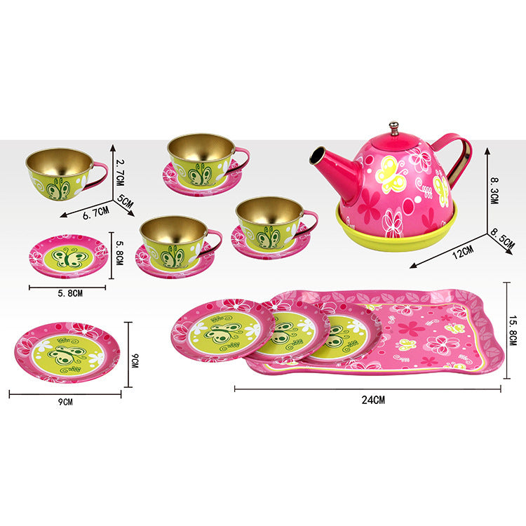 children's simulation tea set, food, dessert, cake, coffee, tea break, afternoon tea, girl's play house gift