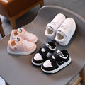 Kids' athletic shoes - boys' and girls' sneakers -  spring/autumn/winter collection - korean style - boys' baby shoes - white sneakers - first walking shoes