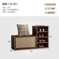 [solid wood boutique] shoe cabinet model