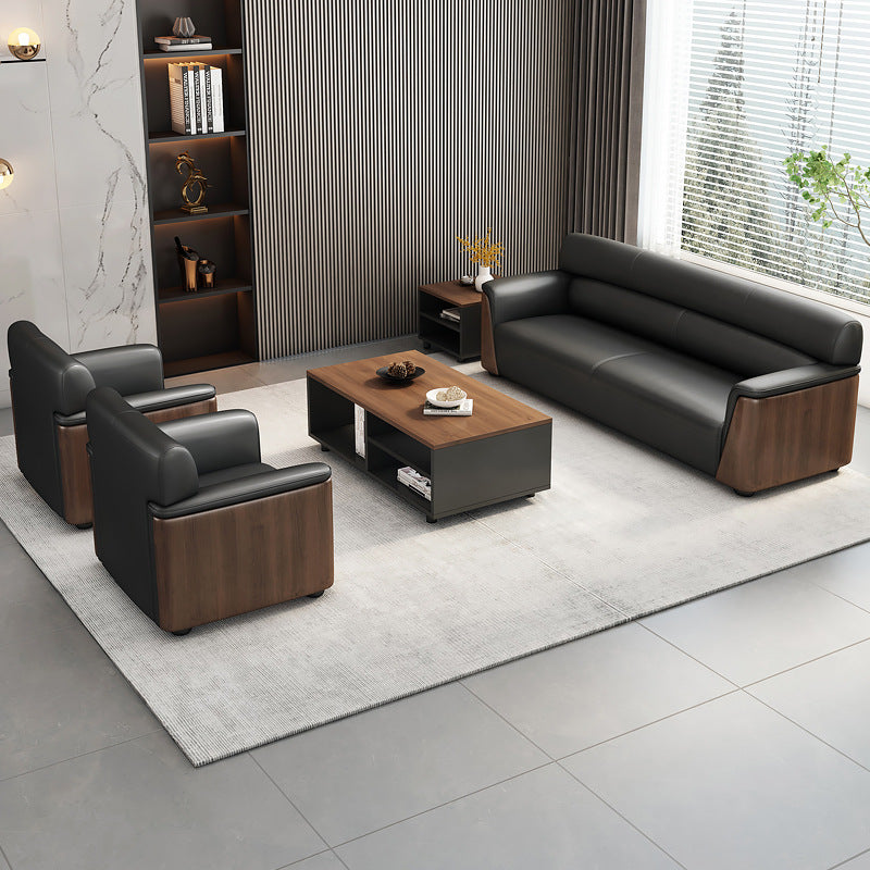 Saint li office sofa - minimalist modern office business sofa set for reception, meeting, and negotiation