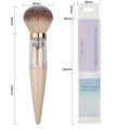 Conical 5-in-1 portable makeup brush set - includes single powder brush, multi-functional eyeshadow brush, blush brush, and makeup brush
