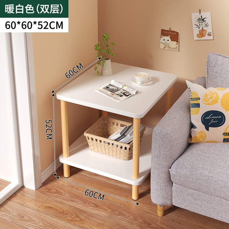 Sofa center small coffee table office side cabinet side table accessible luxury rectangular side table tea table square table table