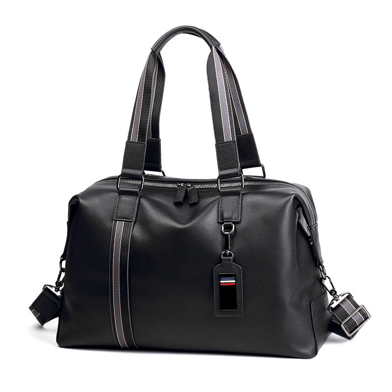 New travel bag men's handbag large-capacity luggage bag short-distance business women's shoulder crossbody leather men's bag