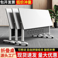 Training table and chair set, mobile office desk, conference room table, educational institution modular desk, folding conference table