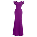 European and american women's clothing    new long dress - figure-flattering, bodycon, african style dress with v-neck and multiple color options