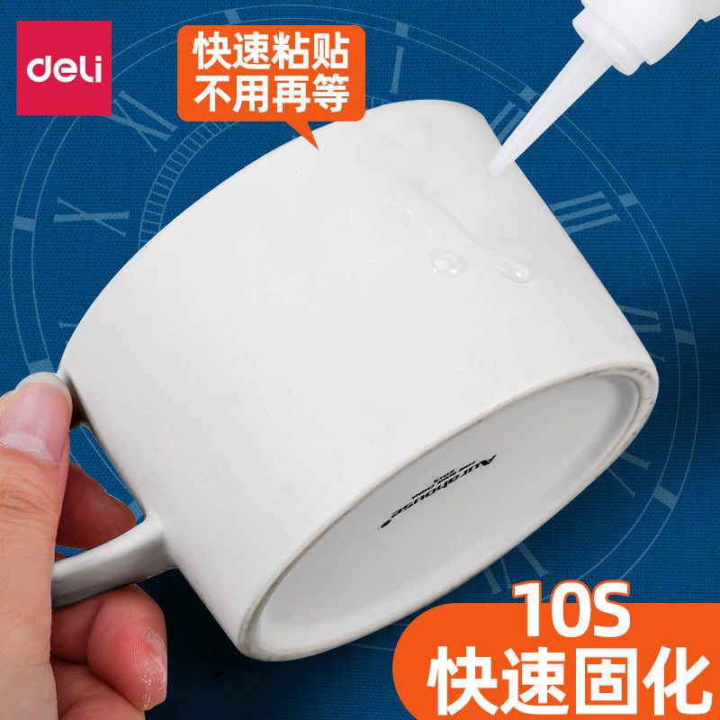 Deli 502 glue 7147 water soft glue instant manual super glue quick drying super strong plastic metal glue