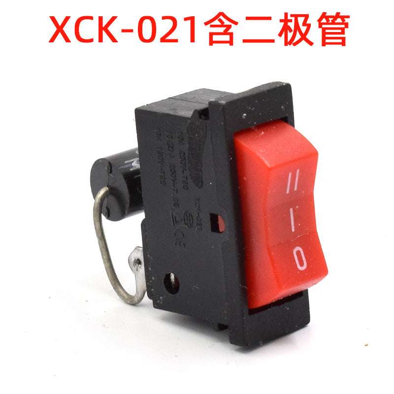 Ship-shaped rocker power button, single knife double throw three gears and 3 feet, welding treasure hot air gun switch, for Jiufu hot air gun