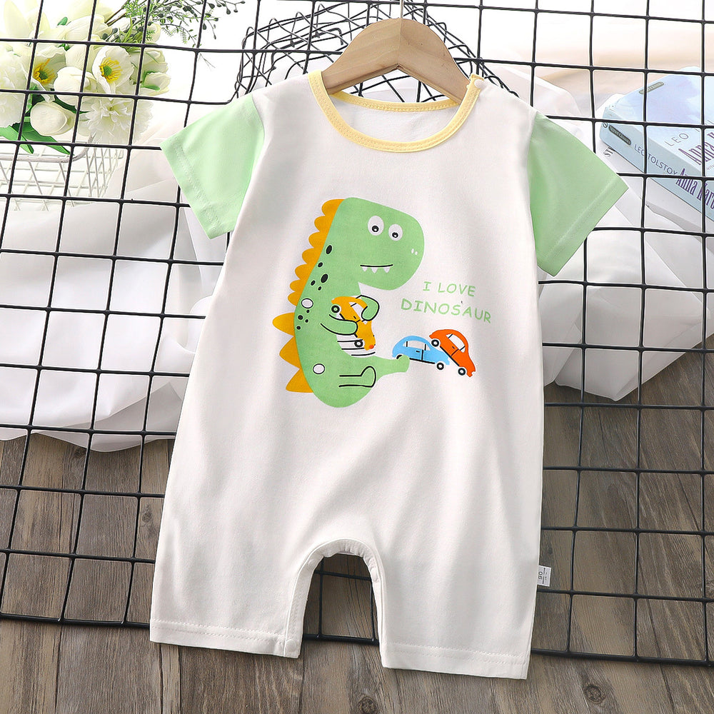 infant romper - new summer collection: korean style, lightweight short-sleeve bodysuit for baby boys and girls