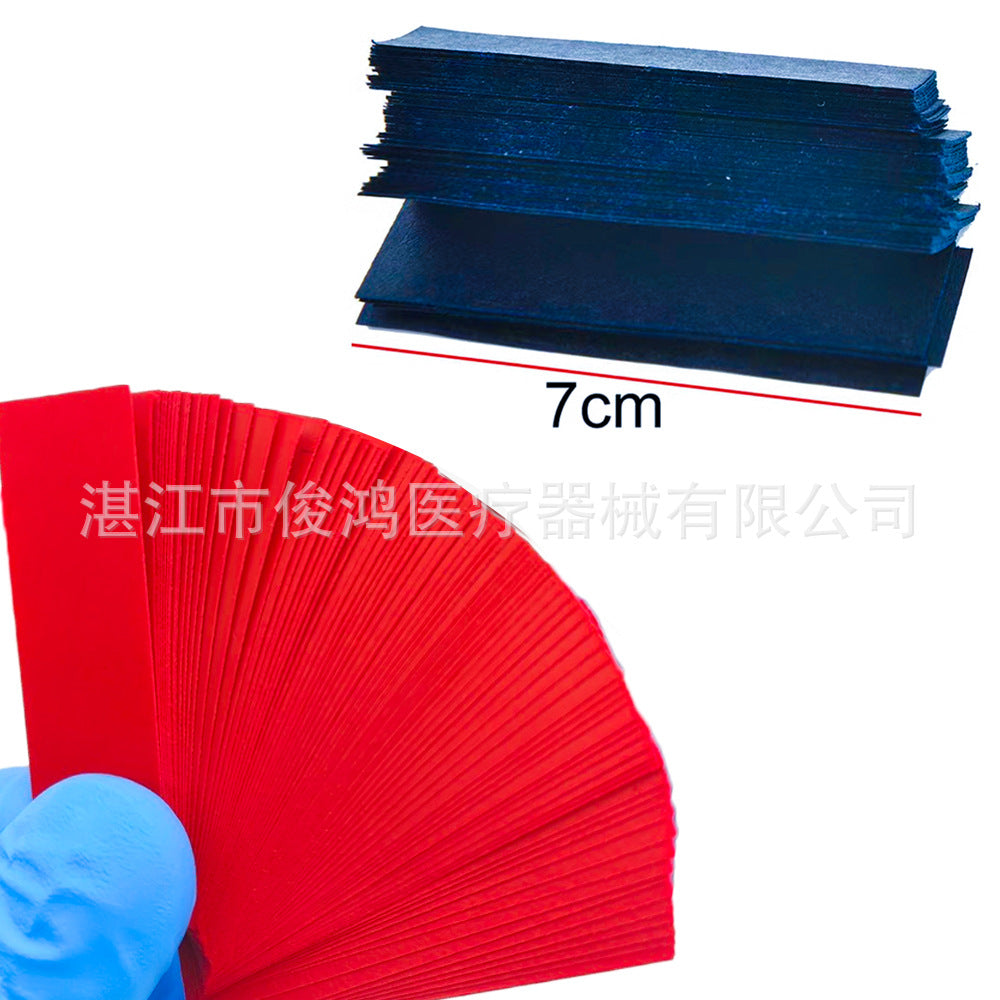 Dental material occlusion paper, Shanghai Nifeng red, blue, oral and dental occlusion paper 300 sheets/box,