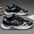 Men's summer mesh sneakers: breathable, versatile, soft sole, non-slip, casual running shoes - dad sneaker style