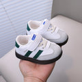 spring/autumn new korean style boys' casual sneakers, girls' soft-soled breathable athletic shoes, children's german army trainers (gats)