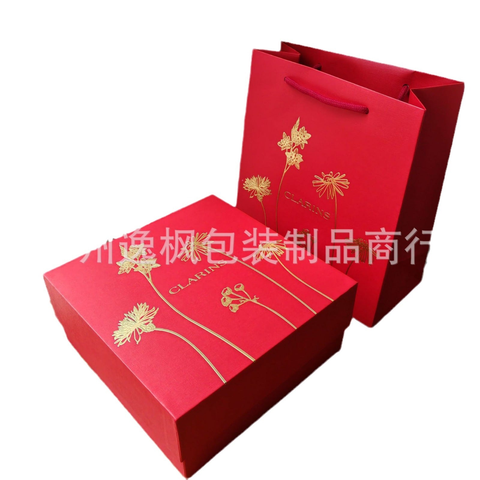 Clarins Skincare Set Gift Bag Packaging Tote Bag Gift Shopping Bag Gift Bag Gift Box