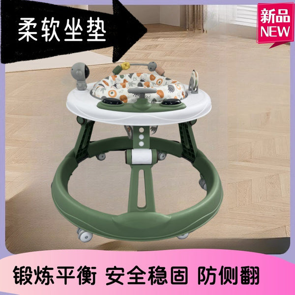Baby walker one-year-old baby stroller 7-18 months children's toy car wholesale anti-rollover walker foldable