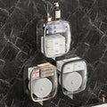 Bathroom toilet paper box toilet tissue box paper box waterproof wall-mounted punch-free storage rack roll paper box